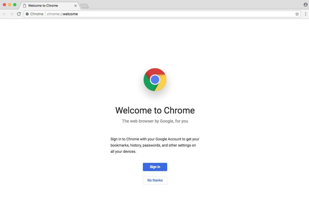 Google chrome for mac